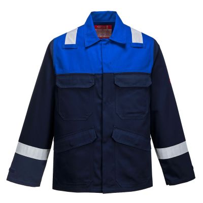 FR55 Bizflame Work Jacket Navy/Royal L Regular