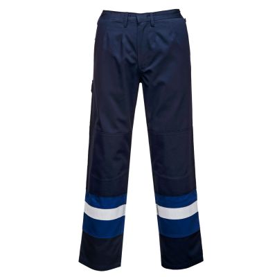 FR56 Bizflame Work Trousers Navy/Royal S Regular