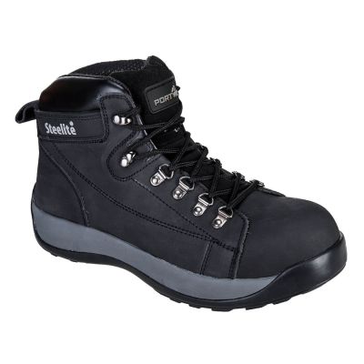 FW31 Steelite Mid Cut Nubuck Boot SB HRO Black 40 Regular