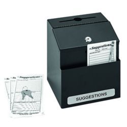 SAFCO LOCKING STEEL SUGGESTION BOX