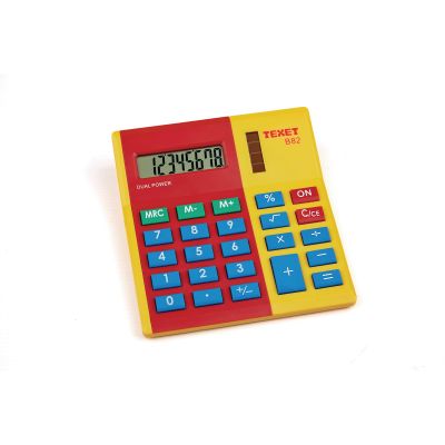 RED/YELLOW COLOURED CALCULATOR