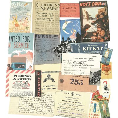 CHILDRENS WAR MEMORABILIA