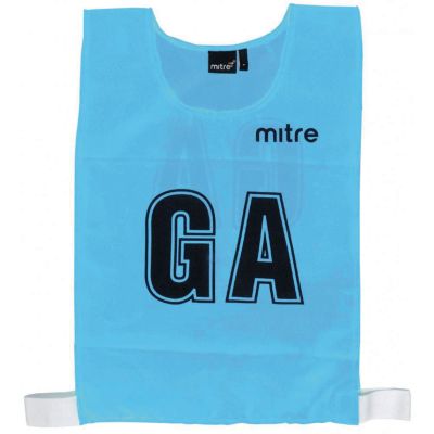 MITRE NETBALL BIB SKY UPTO38IN