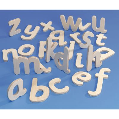 WOODEN LETTERS - LOWERCASE