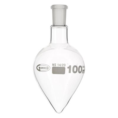 PEAR SHAPED FLASKS SINGLE NECK 100ML