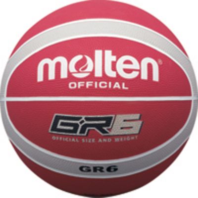 MOLTEN BGR BASKETBALL SIZE 5 RED/SILVER