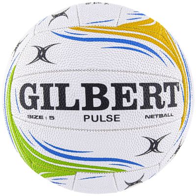 GILBERT PULSE NETBALL SIZE 5 WHITE