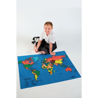 WORLD MAP MAT 730X990MM