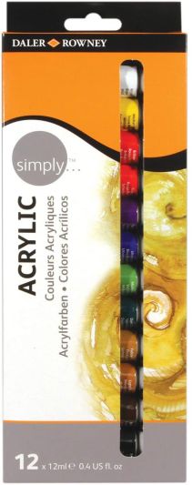 SIMPLY ACRYLIC SET 12X12ML