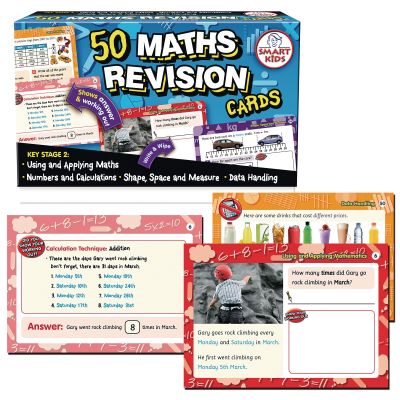 50 MATHS REVISION CARDS