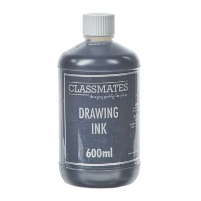 CM DRAWING INK 600ML BLACK