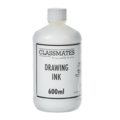 CM DRAWING INK 600ML WHITE