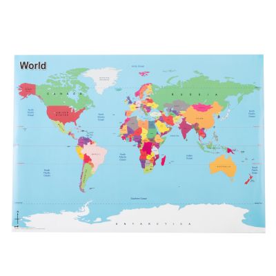 SIMPLE MAP OF THE WORLD