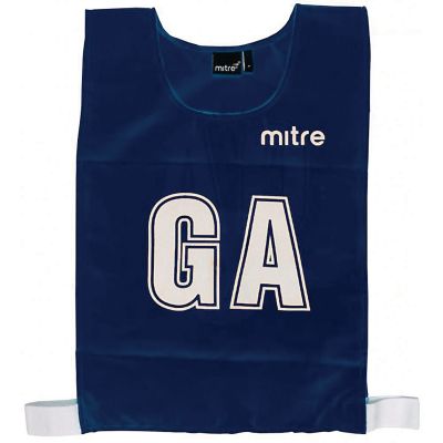 MITRE NETBALL BIB NAVY UPTO 38INCH