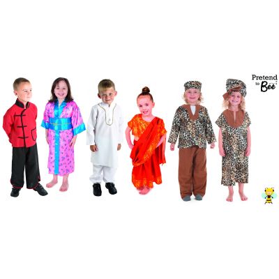 MULTICULTURAL COSTUMES 3-5YRS