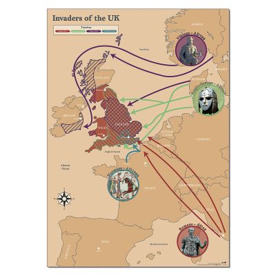 INVADERS OF THE UK MAP