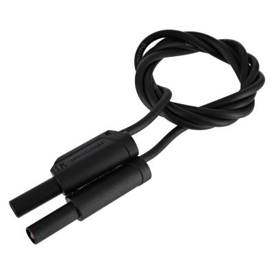 PLUG LEAD SAFETY HIGH CURRENT - BLACK