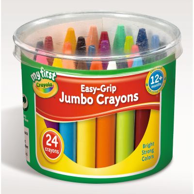 MY FIRST CRAYONS ASSTD TUB 24