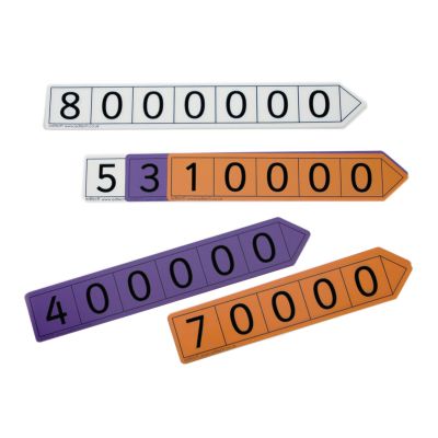 PLACE VALUE ARROWS MILLIONS - TEACHER