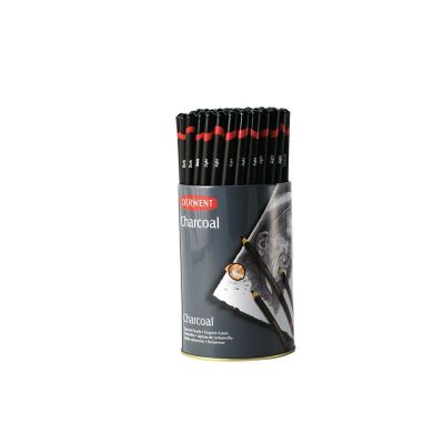 DERWENT CHARCOAL PENCILS TUB 72