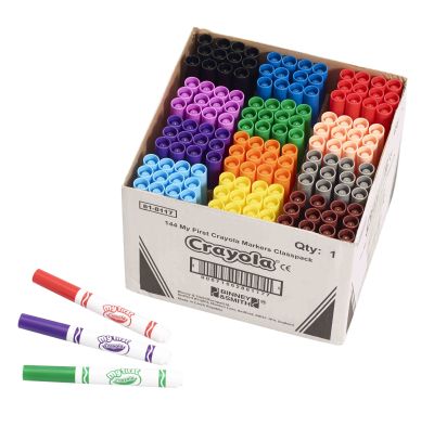 CRAYOLA MINI KIDS MARKERS CLASSPACK 144