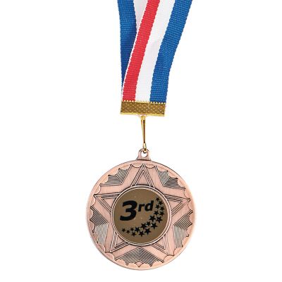 BRONZE MEDAL ON RIBBON 3RD