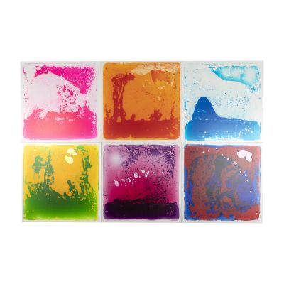 SENSORY FLOOR TILES - PACK 6 ASSORTED