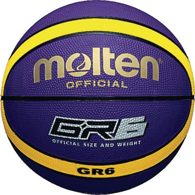 MOLTEN BGR BASKETBALL SIZE 6 PURPLE-YEL