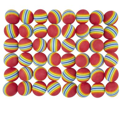 RAINBOW FOAM BALL PACK 63MM P48