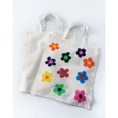 WHITE COTTON POPLIN BAG