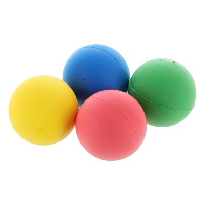 7CM FOAM BALL-PACK OF 4 MIXED