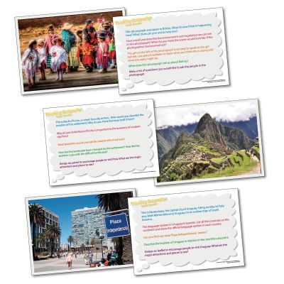 THINKING GEOG CARDS - SOUTH AMERICA