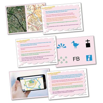 THINKING GEOG CARDS - MAPS AND MAPPING