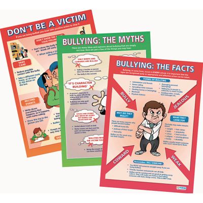 BULLYING POSTER SET OF 3 GLOSS PAPER