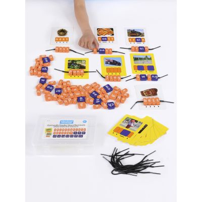 PHONICS THREADING BEADS- CVCC AND CCVC