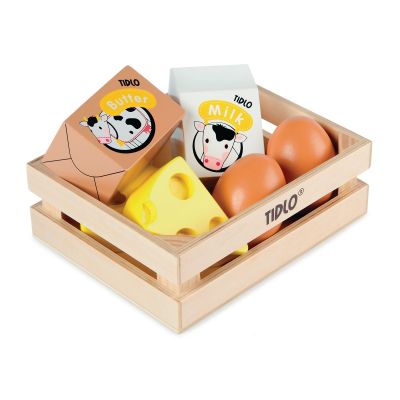 WOODEN EGGS AND DAIRY