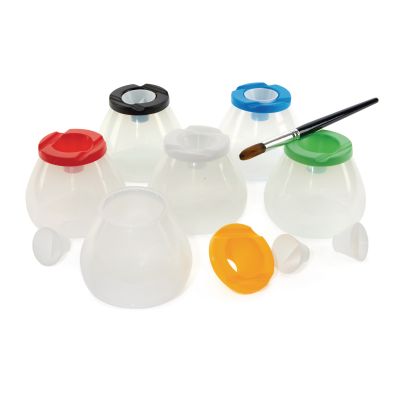 EXTRA SAFE NON SPILL POTS PACK 6