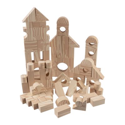 EDUSHAPE WOOD-LIKE SOFTBLOCKS 80 PCS