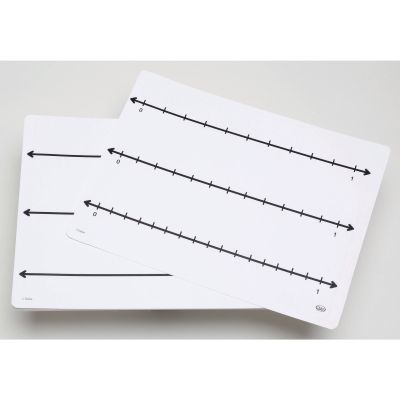 DRY WIPE FRACTION NUMBER LINE MATS PK10