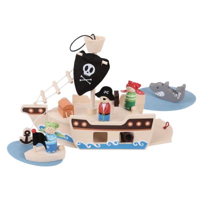 MINI PIRATE SHIP PLAYSET