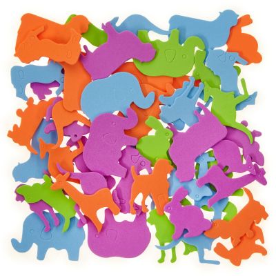 FOAM JUNGLE ANIMALS PK 50