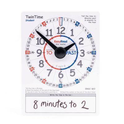 TWIN TIME PUPIL DEMO CLOCK PACK 10