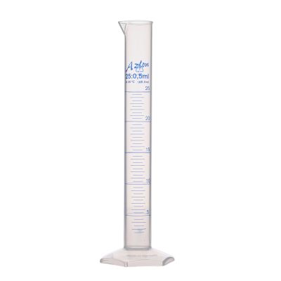 AZLON MEASURING CYLINDER 25ML