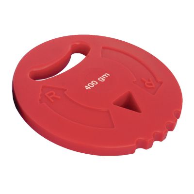 SOFT PVC MULTI-THROW DISCUS RED 0.4KG