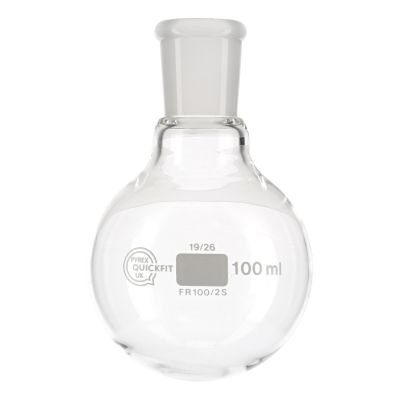 QUICKFIT ROUND BOTTOM FLASK 19-26 100ML