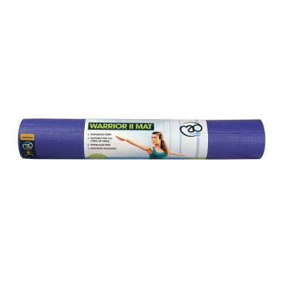 WARRIOR II YOGA MAT PURPLE 4MM