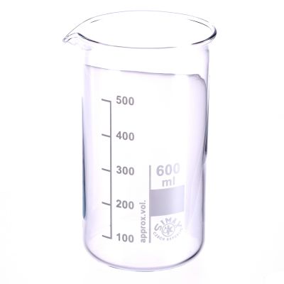 SIMAX TALL FORM BEAKER WITH SPOUT 600ML