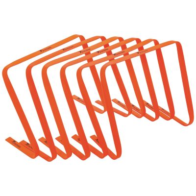 PRECISION FLAT HURDLES PK6 15IN ORANGE