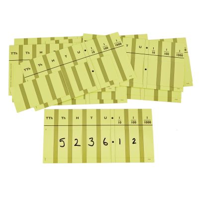 PLACE VALUE SLIDER - PACK OF 10