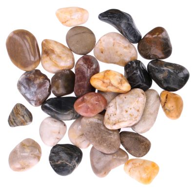 ASSORTED COLOURED PEBBLES 1KG